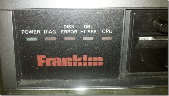 Franklin Ace 2100 face plate