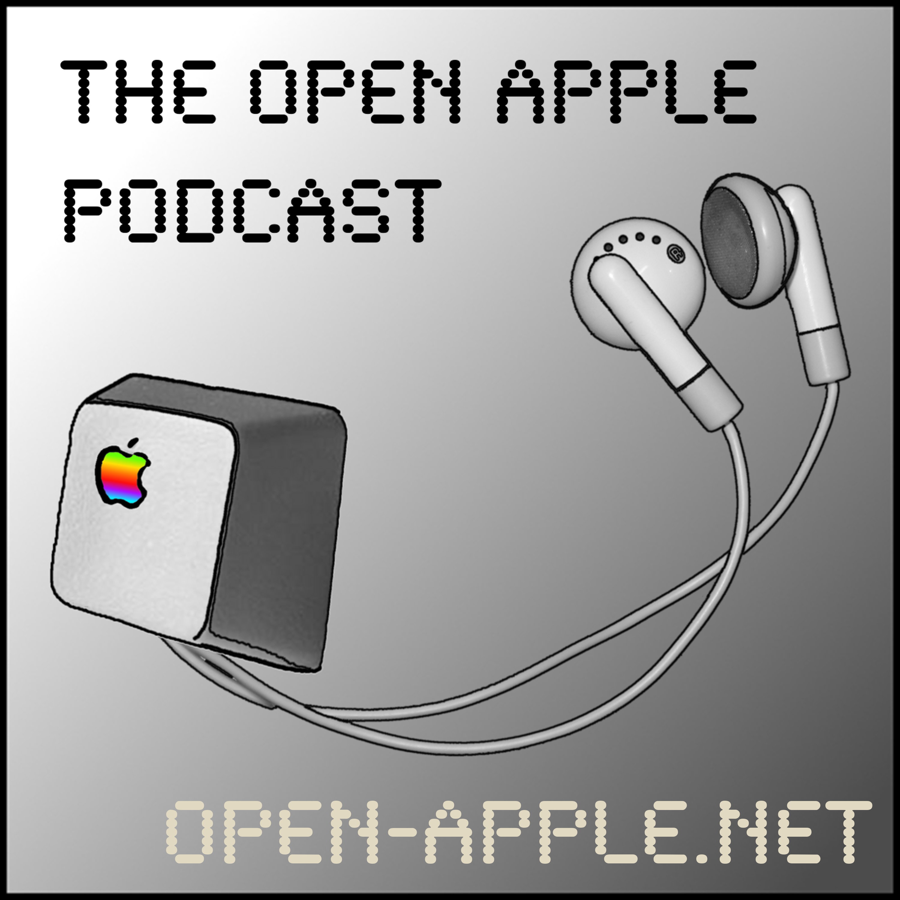 Open Apple podcast logo
