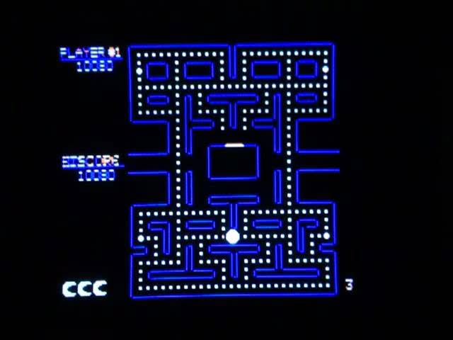 A screenshot of a Pac-Man game