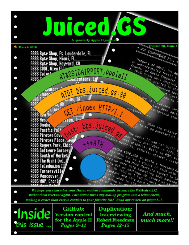 Juiced.GS Volume 23, Issue 1 (March 2018)