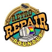 A round logo with the words Retro Repair Roundup