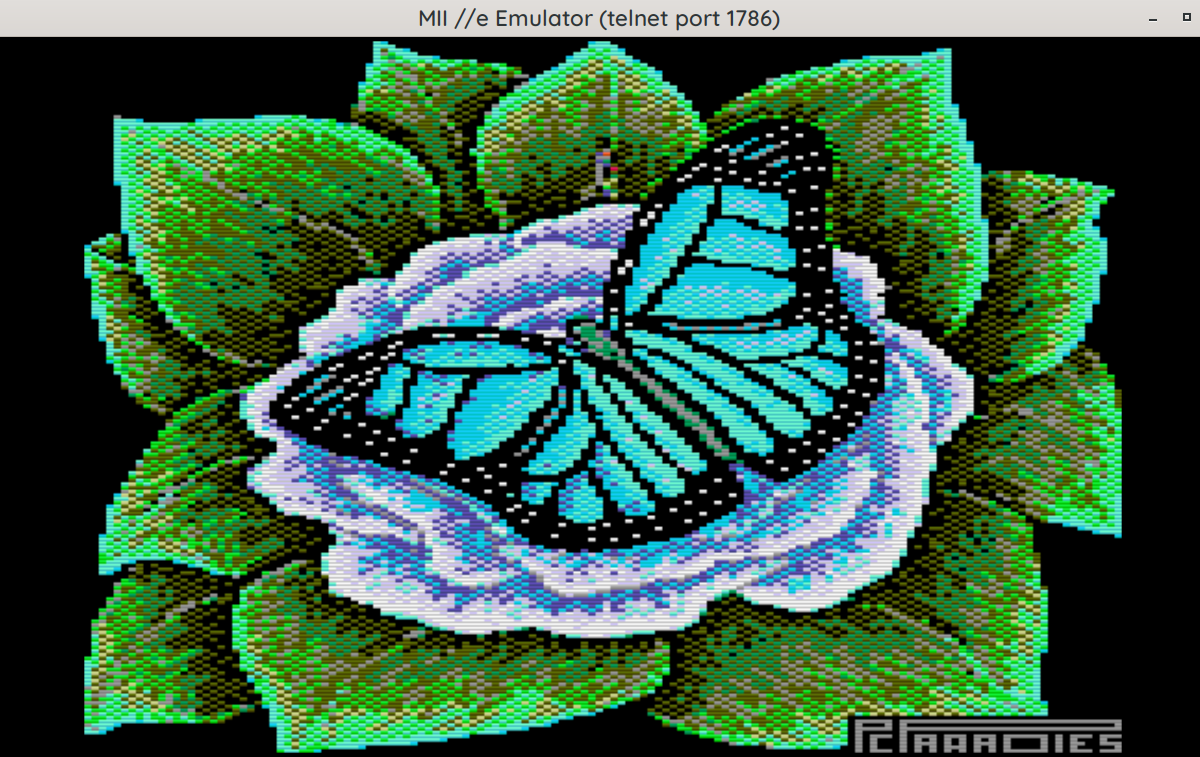 A double hi-res image of a butterfly on a flower